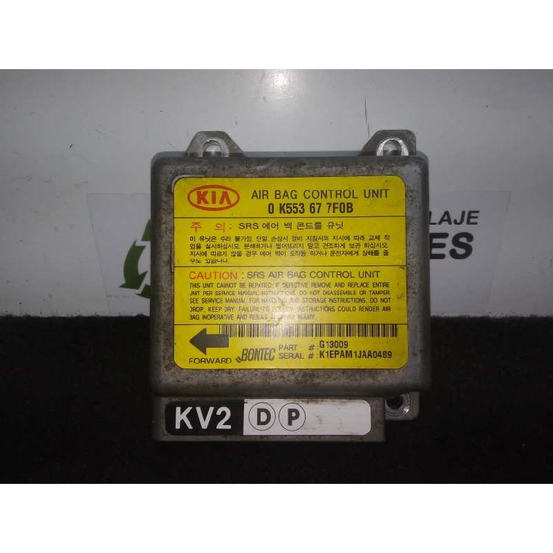 Recambio de centralita airbag para kia carnival 2.9 turbodiesel cat referencia OEM IAM OK553677F0B-0K553677F0B  