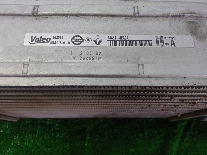 Recambio de intercooler para renault kadjar 1.5 dci diesel fap energy referencia OEM IAM M166253A  
