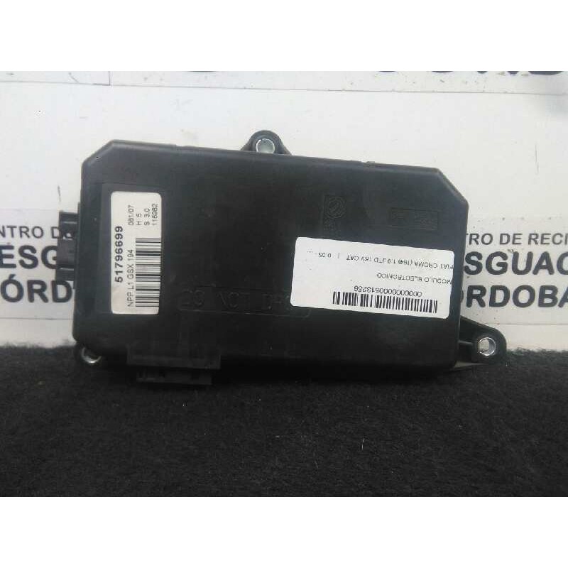 Recambio de modulo electronico para fiat croma (194) 1.9 jtd 16v cat referencia OEM IAM 51796699  