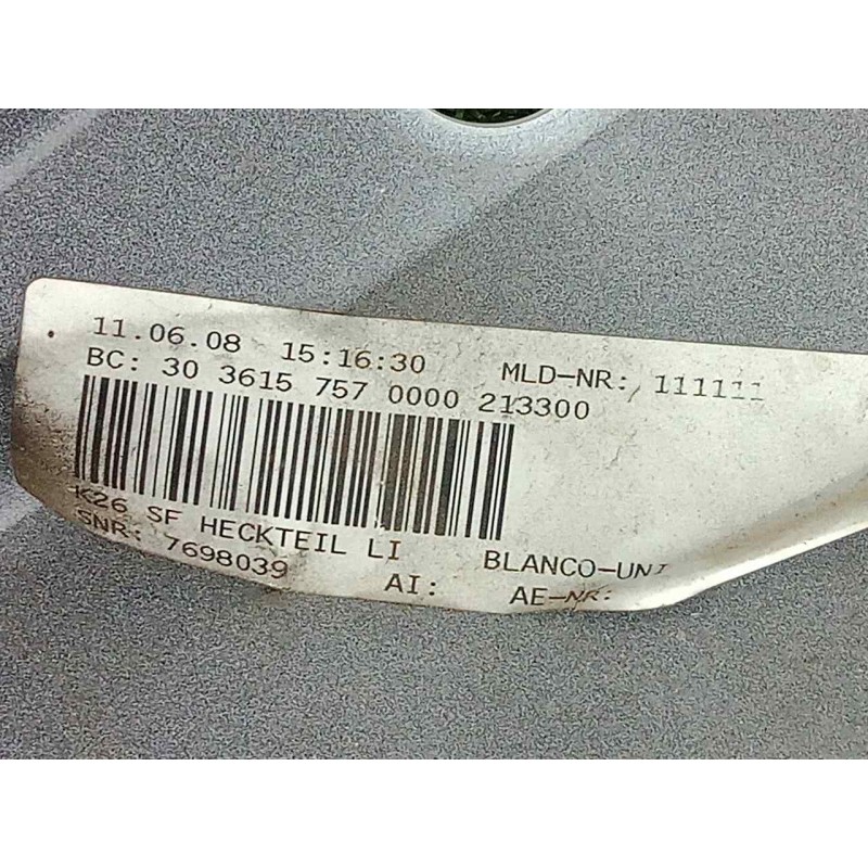 Recambio de carenado izquierdo para bmw r 1200 rt/st referencia OEM IAM 46637681573-7681573 K26 COLIN IZQUIERDO