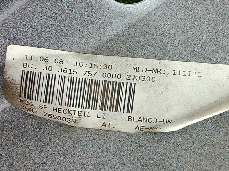 Recambio de carenado izquierdo para bmw r 1200 rt/st referencia OEM IAM 46637681573-7681573 K26 COLIN IZQUIERDO