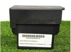 Recambio de caja precalentamiento para ssangyong musso 2.9 turbodiesel cat referencia OEM IAM SINREFERENCIA  