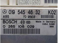Recambio de centralita abs para mercedes-benz clase c (w202) berlina 2.2 diesel cat referencia OEM IAM 0265108029-0195454632 ABS 2