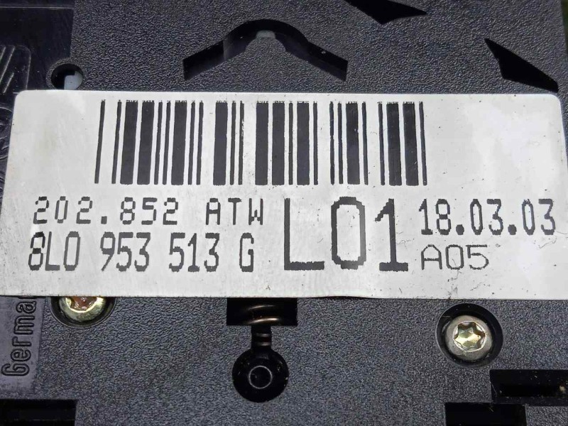 Recambio de mando luces para audi a3 (8l) 1.6 referencia OEM IAM 8L0953513G  