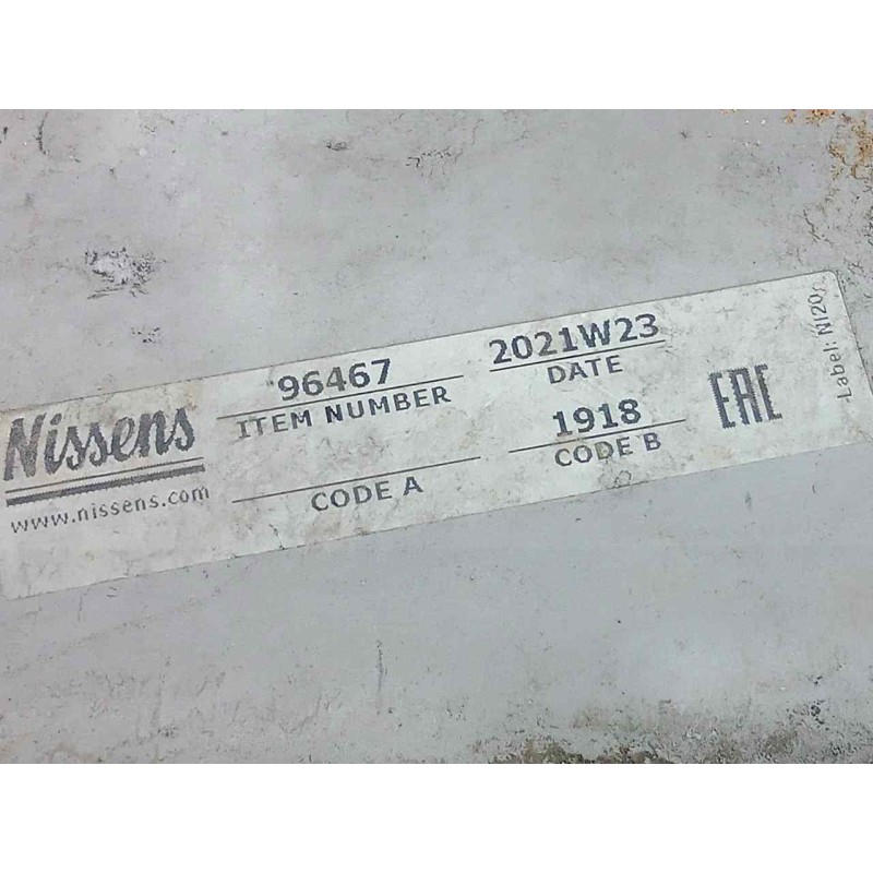 Recambio de intercooler para fiat scudo combi (272) 2.0 jtdm cat referencia OEM IAM 96467 150X303X80 ALUMINIO