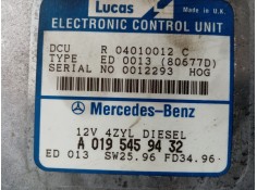 Recambio de centralita motor uce para mercedes-benz clase c (w202) berlina 2.2 diesel cat referencia OEM IAM R04010012C-A0195459 2