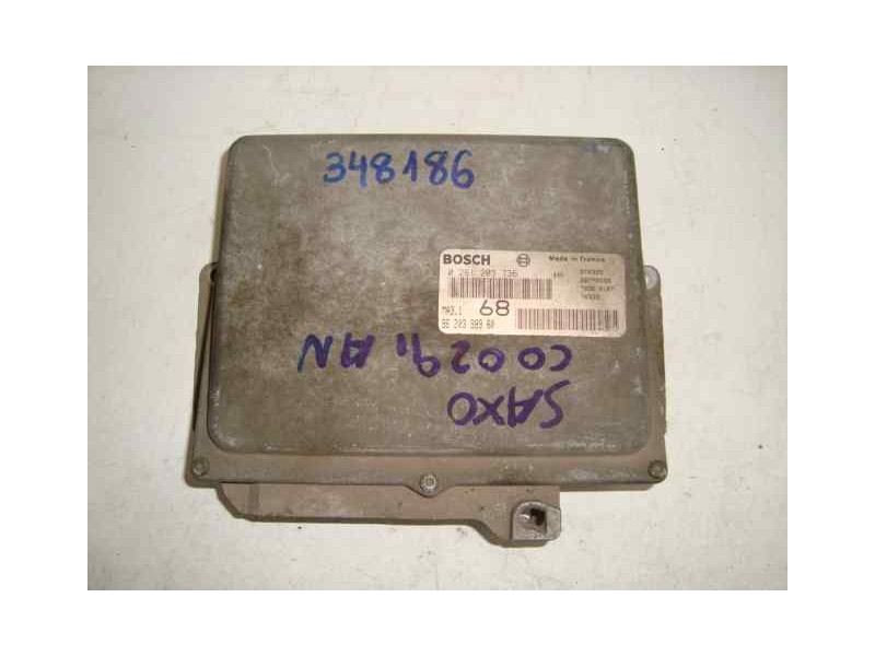 Recambio de centralita motor uce para citroën saxo 1.1 referencia OEM IAM 0261203736-MA31-9620398980  