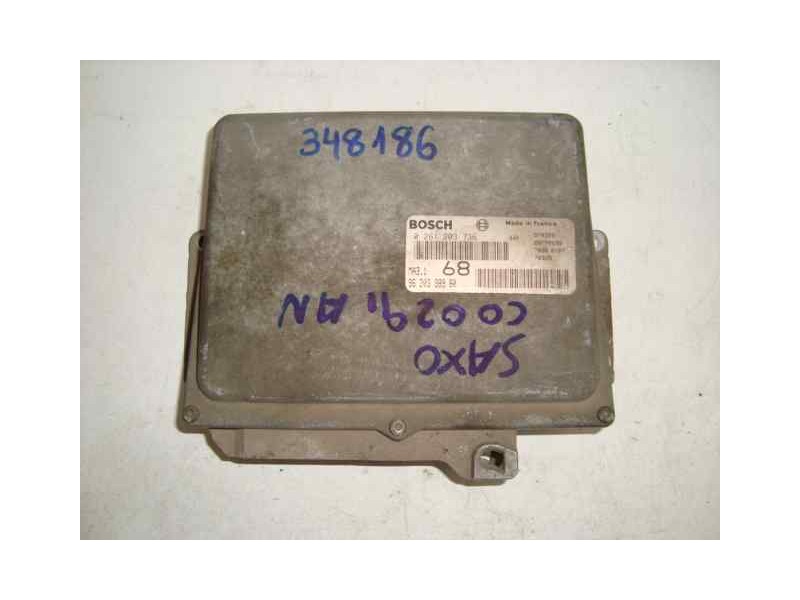 Recambio de centralita motor uce para citroën saxo 1.1 referencia OEM IAM 0261203736-MA31-9620398980  