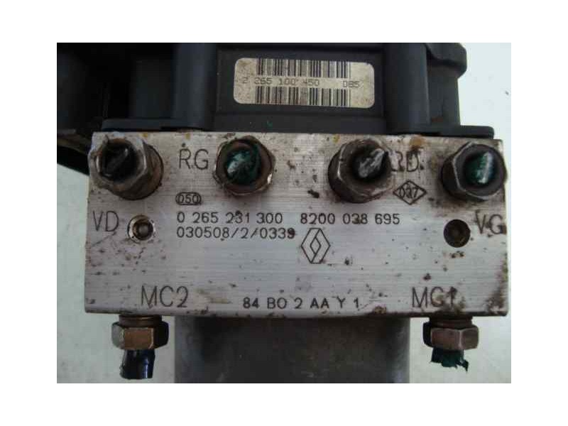 Recambio de abs para renault scenic ii 1.6 16v referencia OEM IAM 0265231300-8200038695-0265800317  