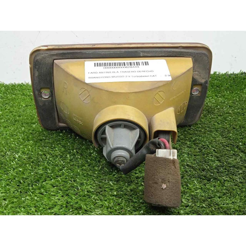 Recambio de faro antiniebla trasero derecho para ssangyong musso 2.9 turbodiesel cat referencia OEM IAM 03191003761  