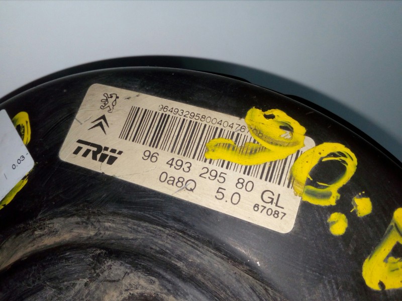 Recambio de servofreno para citroën c2 1.6 16v cat (nfu / tu5jp4) referencia OEM IAM 9649329580  TRW