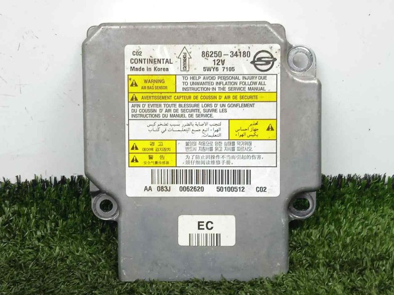 Recambio de centralita airbag para ssangyong korando 2.0 td cat referencia OEM IAM 8625034180-5WY67105 CONTINENTAL 