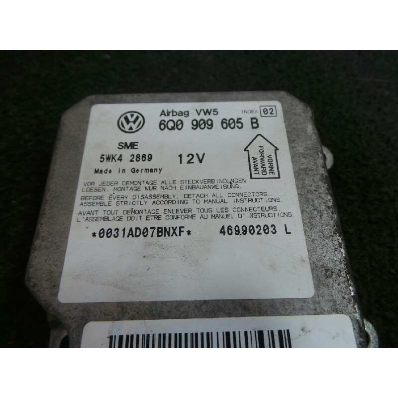 Recambio de centralita airbag para volkswagen passat berlina (3b2) 1.8 referencia OEM IAM 6Q0909605B-0031AD07BNXF  