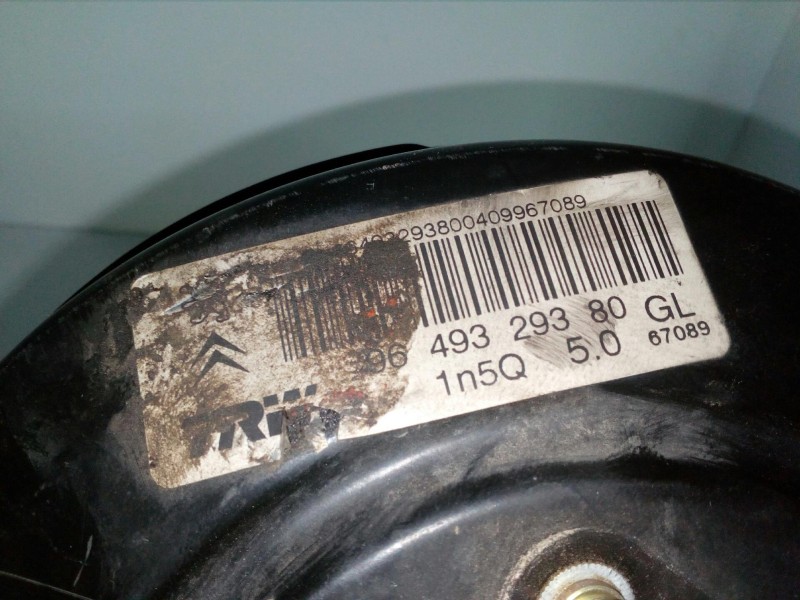 Recambio de servofreno para citroën c3 referencia OEM IAM 9649329380  TRW