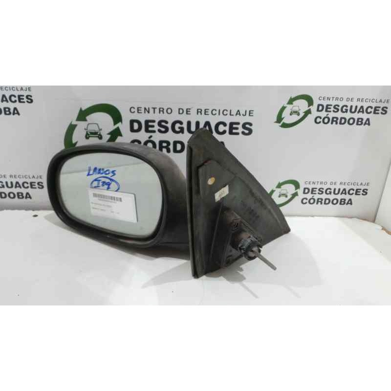 Recambio de retrovisor izquierdo para daewoo lanos referencia OEM IAM  MANUAL NEGRO PLASTICO