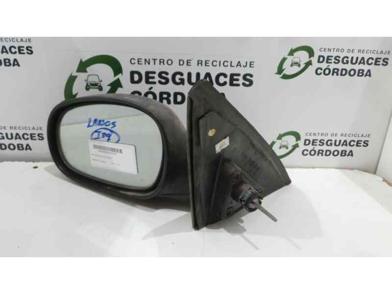 Recambio de retrovisor izquierdo para daewoo lanos referencia OEM IAM  MANUAL NEGRO PLASTICO