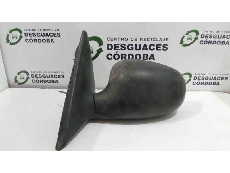 Recambio de retrovisor izquierdo para daewoo lanos referencia OEM IAM  MANUAL NEGRO PLASTICO