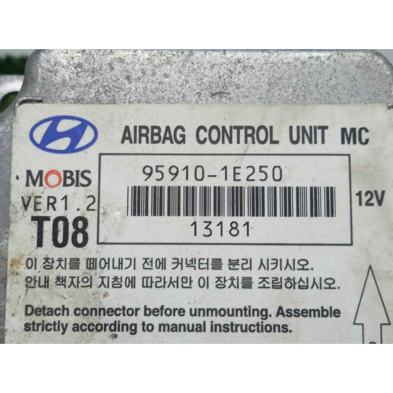 Recambio de centralita airbag para hyundai accent (mc) 1.4 cat referencia OEM IAM 959101E250  