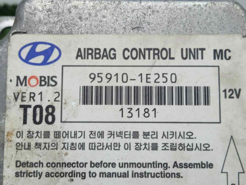 Recambio de centralita airbag para hyundai accent (mc) 1.4 cat referencia OEM IAM 959101E250  