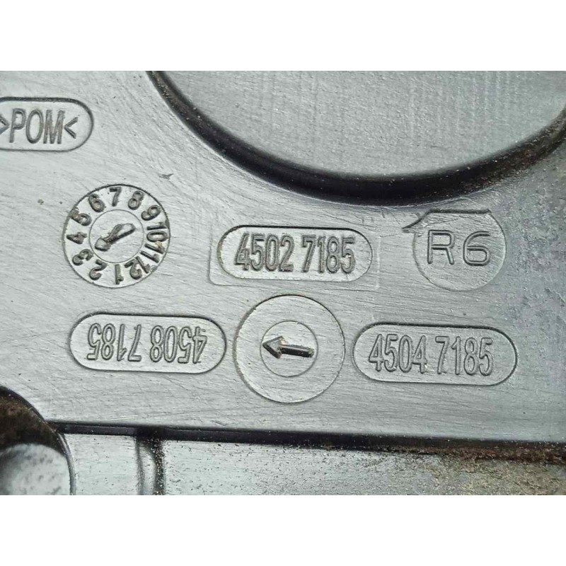 Recambio de cerradura puerta trasera derecha para peugeot 208 1.4 hdi fap referencia OEM IAM 45087185 5.PINES 