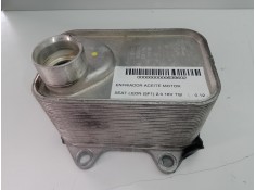 Recambio de enfriador aceite motor para seat leon (5f1) 2.0 16v tsi referencia OEM IAM 06L117021G-8241564  