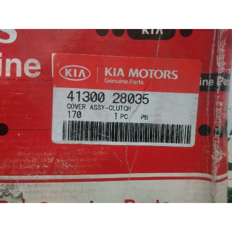 Recambio de plato presion embrague para kia cerato 2.0 cat referencia OEM IAM 4130028035  
