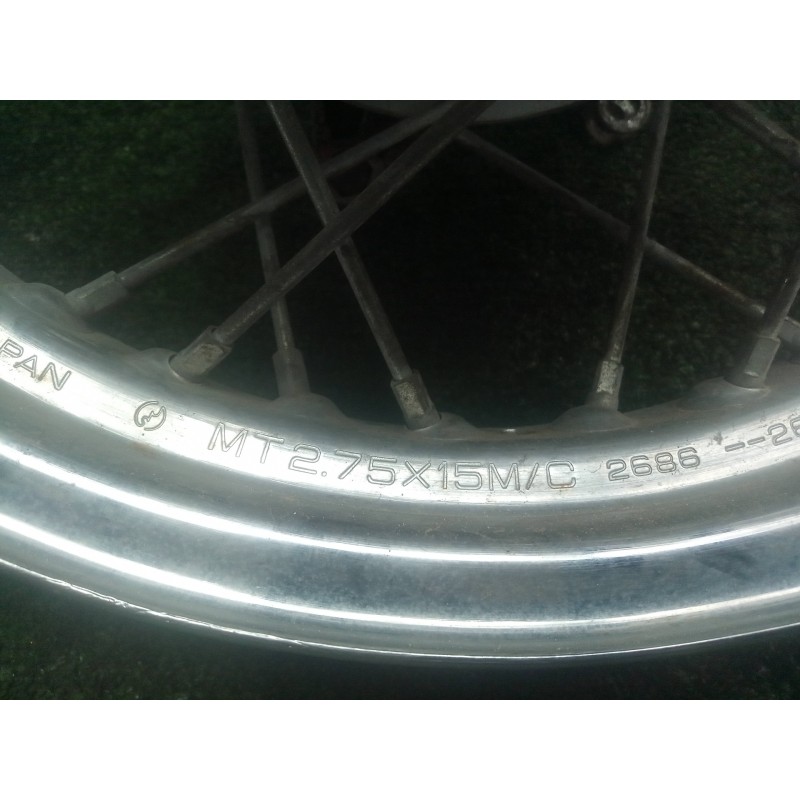 Recambio de llanta para yamaha xv 125/250/535 virago referencia OEM IAM 2UJ2531110 15´´PULGADAS IRAVGO 125 - TRASERA