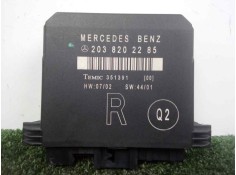 Recambio de modulo electronico para mercedes-benz clase c (w203) berlina 2.7 cdi 20v cat referencia OEM IAM 2038202285-351391 TE