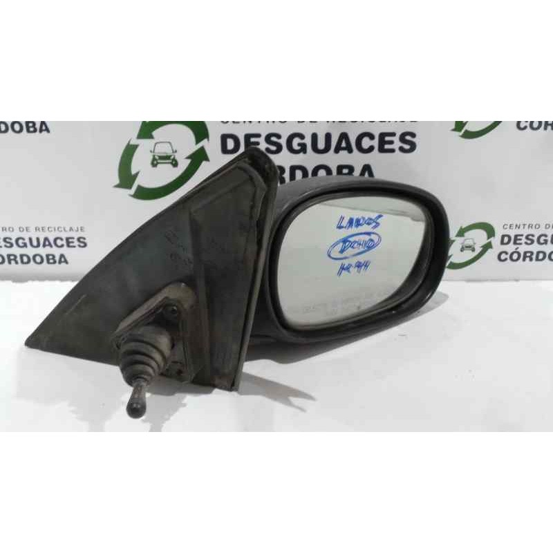Recambio de retrovisor derecho para daewoo lanos referencia OEM IAM  MANUAL NEGRO PLASTICO