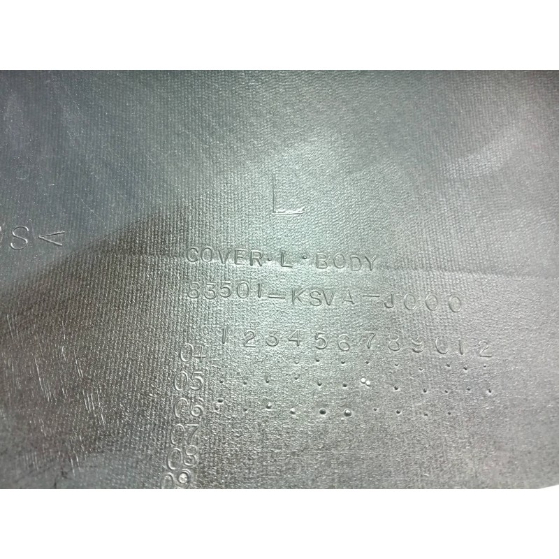 Recambio de carenado izquierdo para honda forza 250 250 c.c referencia OEM IAM 83501KSVAJ000  