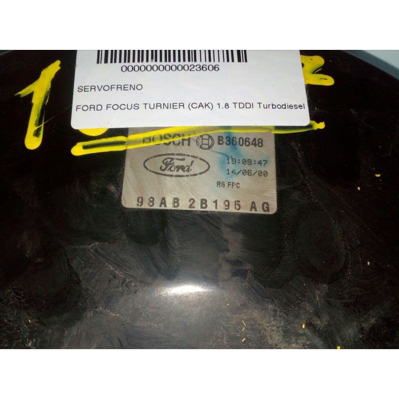 Recambio de servofreno para ford focus turnier (cak) 1.8 tddi turbodiesel cat referencia OEM IAM 98AB2B195AG BOSCH 