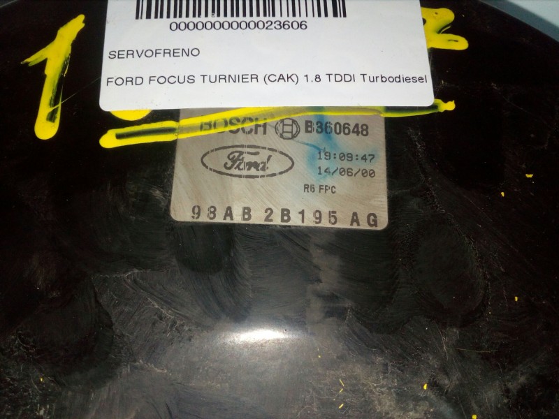 Recambio de servofreno para ford focus turnier (cak) 1.8 tddi turbodiesel cat referencia OEM IAM 98AB2B195AG BOSCH 