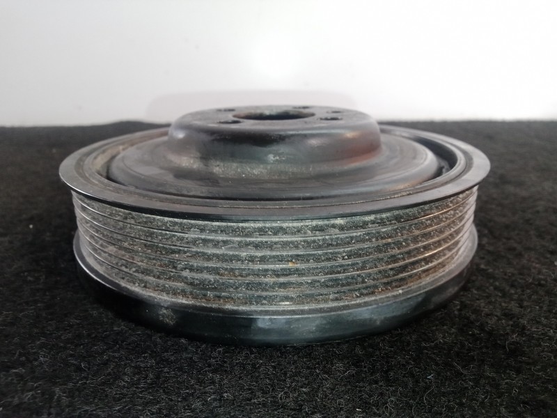 Recambio de polea cigueñal para seat leon (1p1) 1.6 tdi referencia OEM IAM 038105243M 6.CANALES DIAMETRO: 142 MM