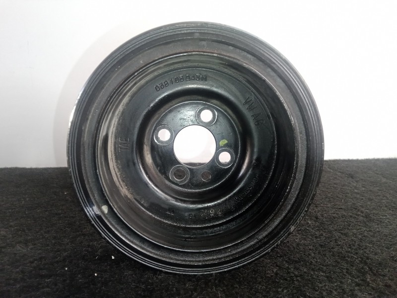 Recambio de polea cigueñal para seat leon (1p1) 1.6 tdi referencia OEM IAM 038105243M 6.CANALES DIAMETRO: 142 MM