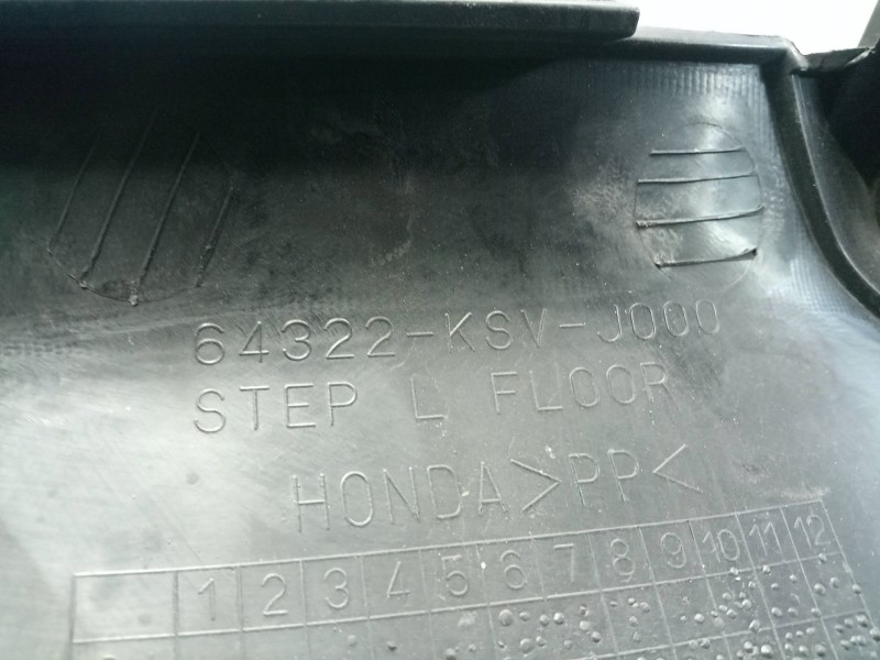 Recambio de moldura para honda forza 250 250 c.c referencia OEM IAM 64322KSVJ00-64322KSVJ000 SUELO IZQUIERDO 