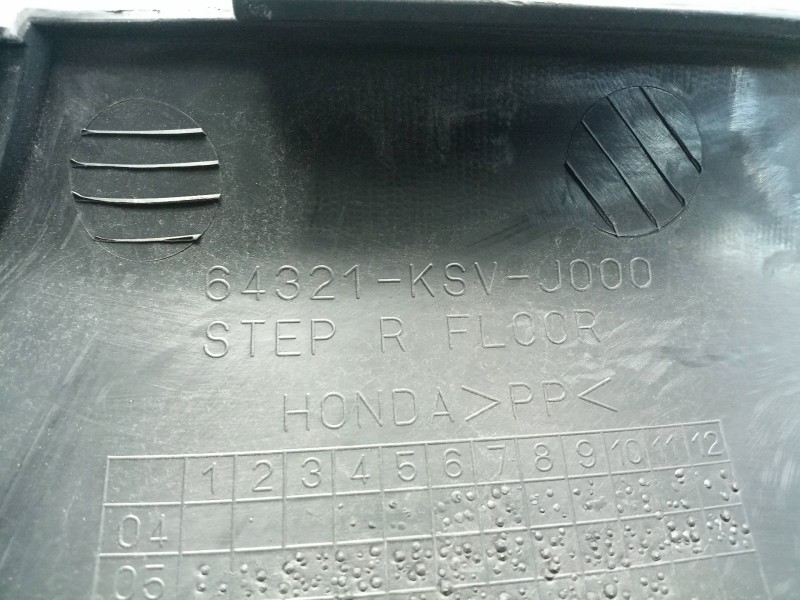 Recambio de moldura para honda forza 250 250 c.c referencia OEM IAM 64321KSVJ00-64321KSVJ000 SUELO DERECHO 