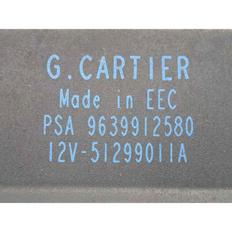 Recambio de caja precalentamiento para citroën saxo 1.5 diesel referencia OEM IAM 9639912580  