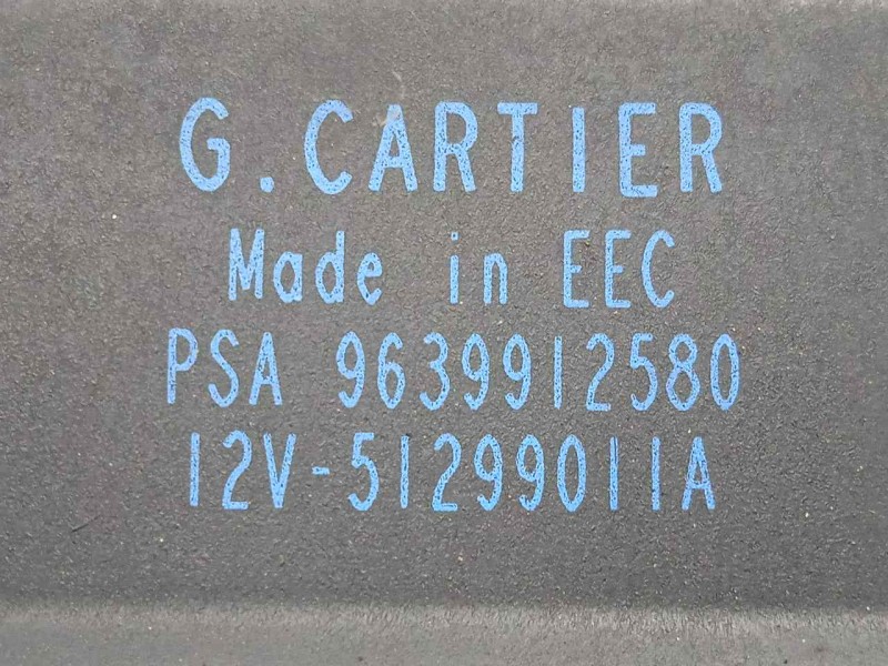 Recambio de caja precalentamiento para citroën saxo 1.5 diesel referencia OEM IAM 9639912580  