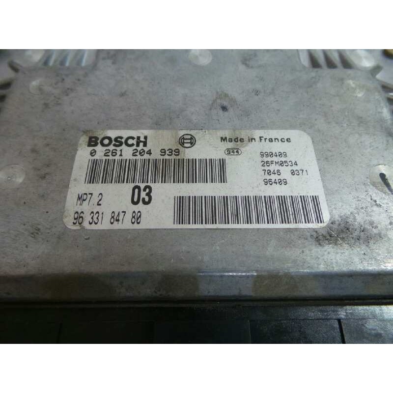 Recambio de centralita motor uce para citroën xsara berlina 1.6 referencia OEM IAM 0261204939-9633184780-26FM0534  