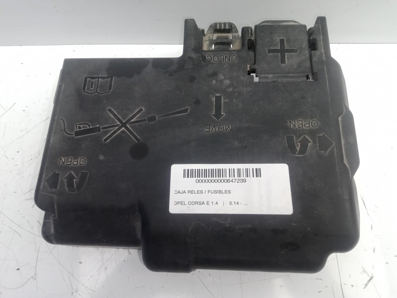 Recambio de caja reles / fusibles para opel corsa e 1.4 referencia OEM IAM 13491092  