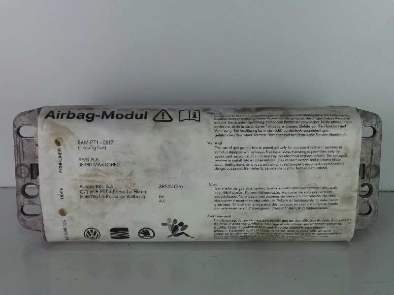 Recambio de airbag delantero derecho para seat toledo (5p2) 1.9 tdi referencia OEM IAM 5P0880204C  