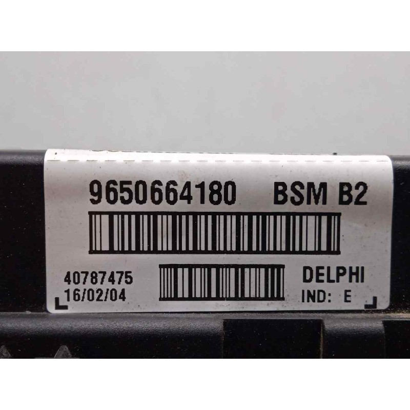 Recambio de centralita check control para peugeot 206 berlina 1.4 referencia OEM IAM 9650664180-BSM2 BSM2 