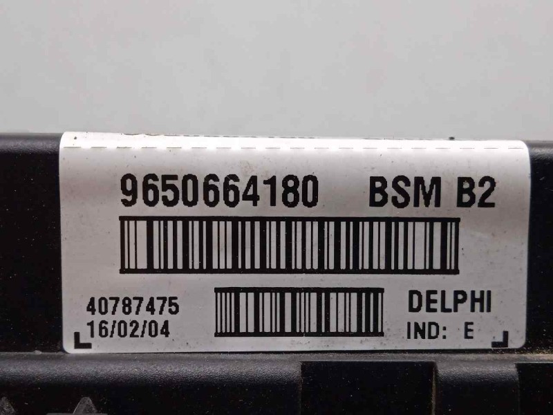 Recambio de centralita check control para peugeot 206 berlina 1.4 referencia OEM IAM 9650664180-BSM2 BSM2 