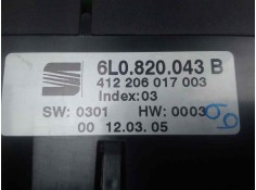 Recambio de mando climatizador para seat cordoba berlina (6l2) 1.9 tdi referencia OEM IAM 6L0820043B   2
