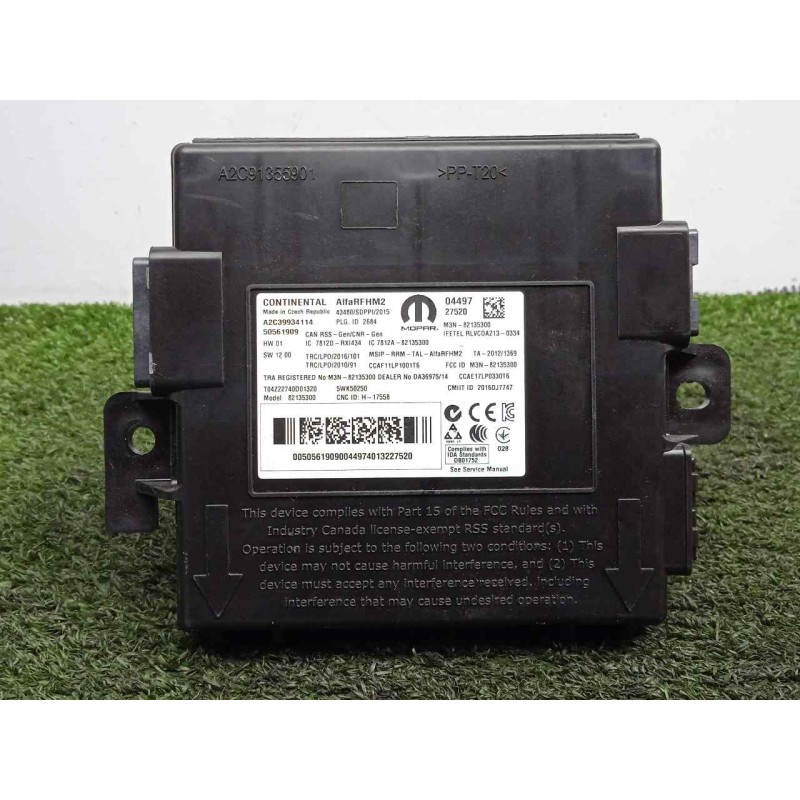 Recambio de modulo electronico para alfa romeo stelvio (630) 2.2 jtdm cat referencia OEM IAM 50561909-A2C39934114  