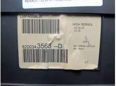 Recambio de cuadro instrumentos para renault clio iii 1.5 dci diesel cat referencia OEM IAM 8200343563D 1.CONECTOR VISTEON 2