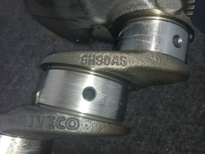 Recambio de cigueñal para iveco daily chasis - cabina =>2006) (2006-2014) 2.3 d referencia OEM IAM 2295005-GH90AS  