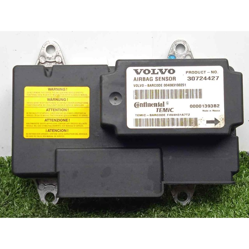 Recambio de centralita airbag para volvo v50 familiar 2.4 cat referencia OEM IAM 30724427-00001393B2  