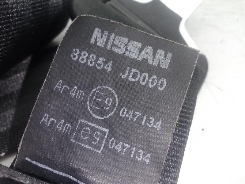 Recambio de cinturon seguridad trasero central para nissan qashqai (j10) 2.0 16v cat referencia OEM IAM 88854JD000  