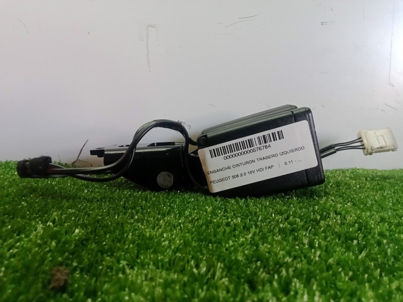 Recambio de enganche cinturon trasero izquierdo para peugeot 508 2.0 16v hdi fap referencia OEM IAM 6163909A  